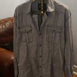 Buckle Black Men's Shirt